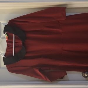 Maroon Fervour Modcloth dress